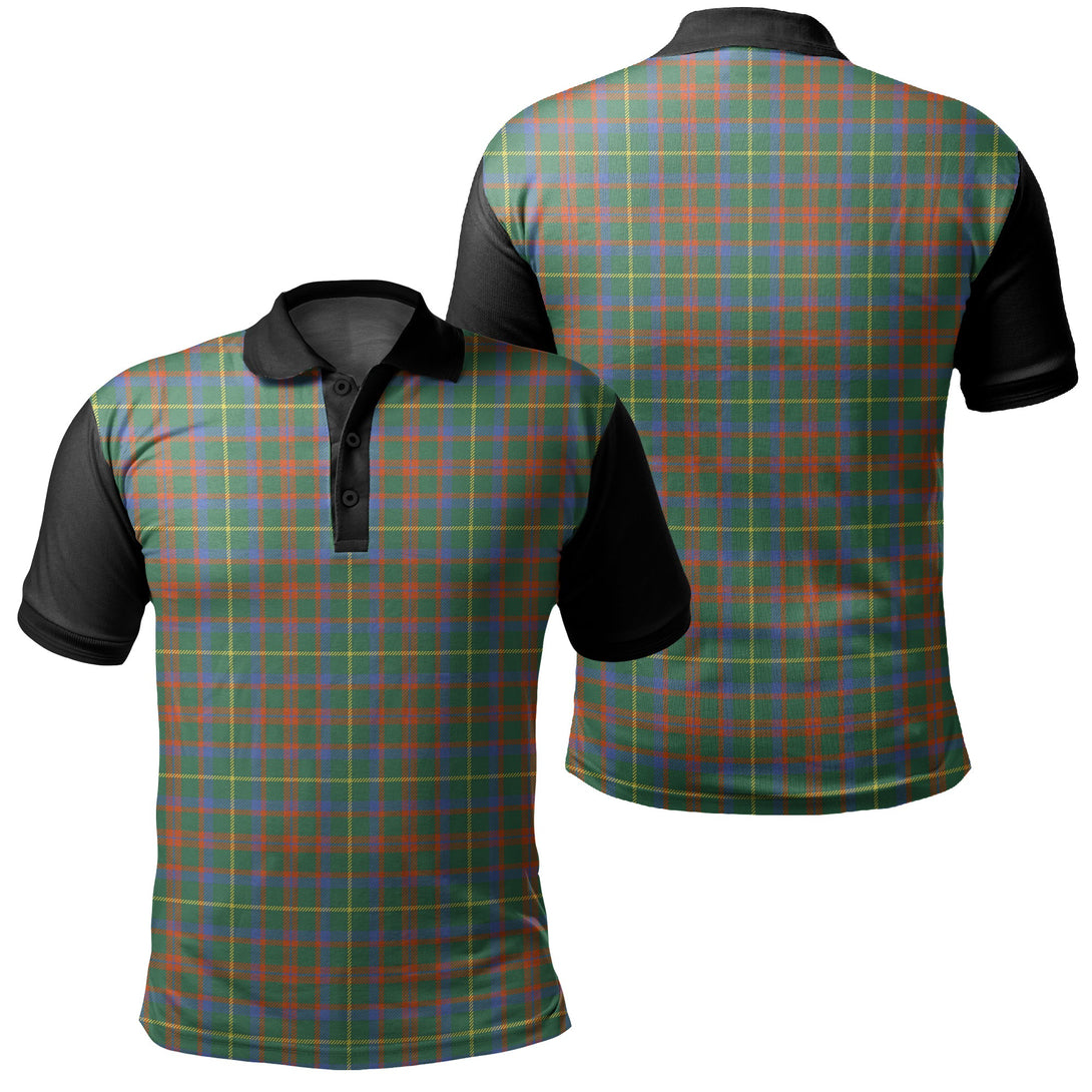 MacKintosh Hunting Ancient Tartan Classic Polo Shirt Black Neck 1 Style