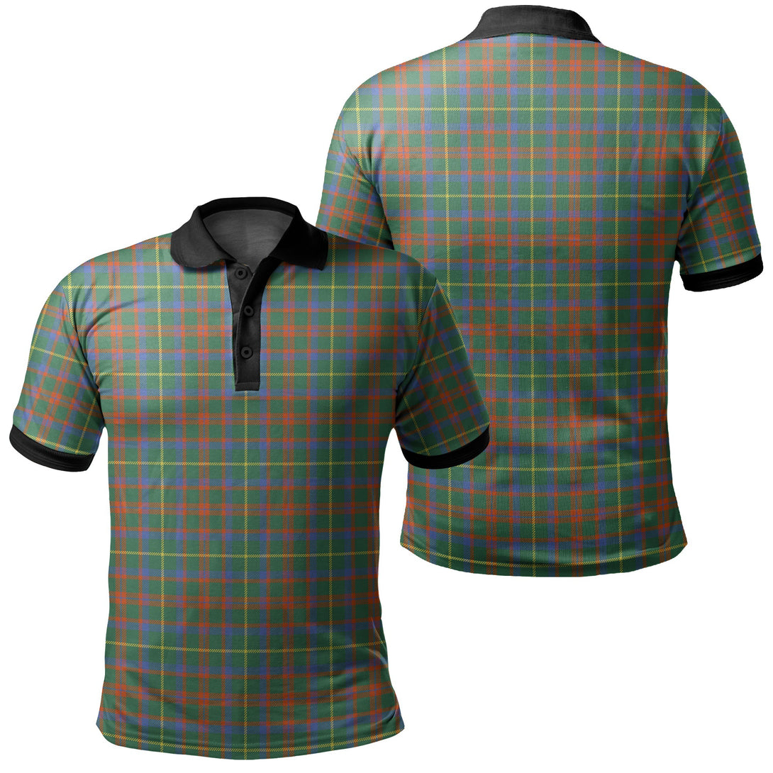 MacKintosh Hunting Ancient Tartan Classic Polo Shirt Black Neck 2 Style