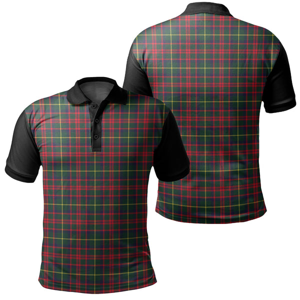 MacKintosh Hunting Modern Tartan Classic Polo Shirt Black Neck 1 Style