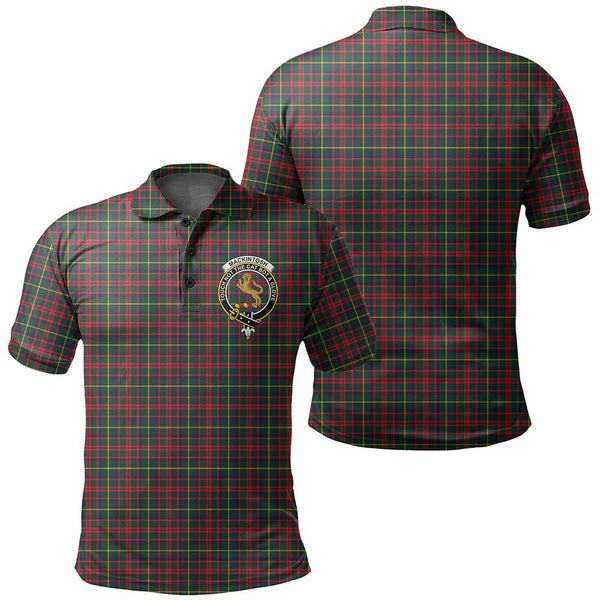 MacKintosh Hunting Modern Tartan Classic Crest Polo Shirt