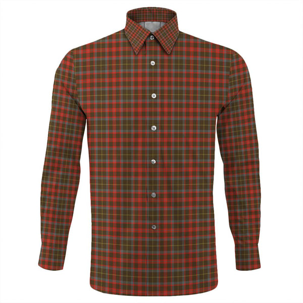 MacKintosh Hunting Weathered Tartan Classic Long Sleeve Button Shirt