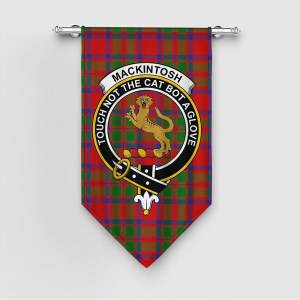 MacKintosh Modern Tartan Classic Crest Gonfalon