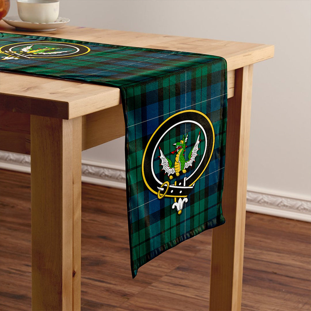 MacKirdy Modern Clan Badge Tartan Table Runner