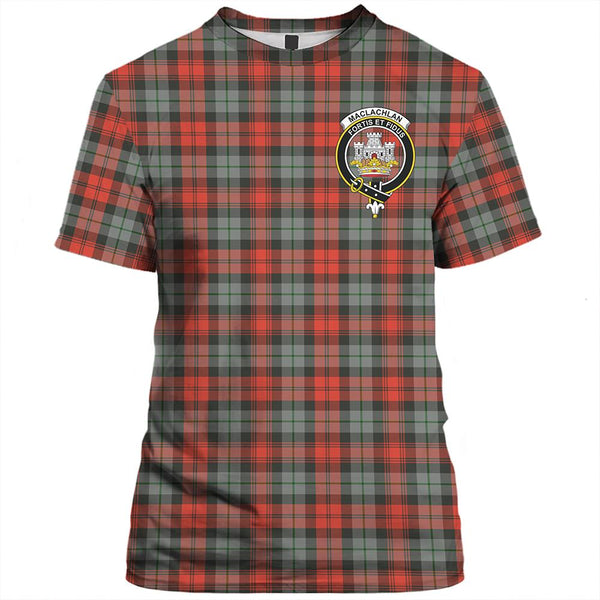 MacLachlan Weathered Tartan Classic Crest T-Shirt