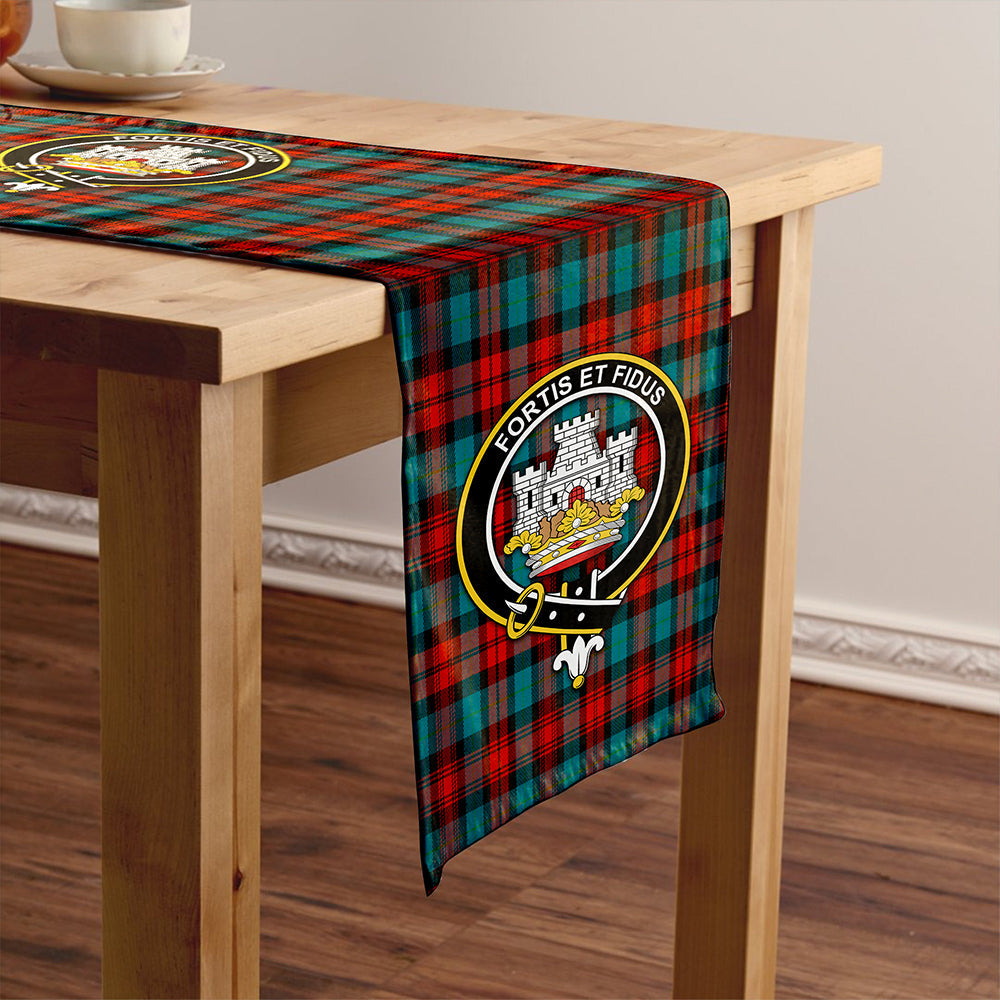 MacLachlan Ancient Clan Badge Tartan Table Runner