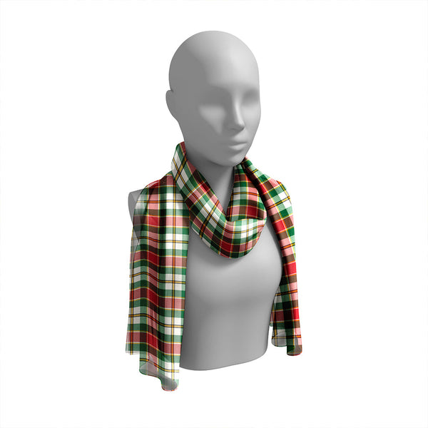 MacLachlan Dress Ancient Tartan Classic Silk Habotai Long Scarf