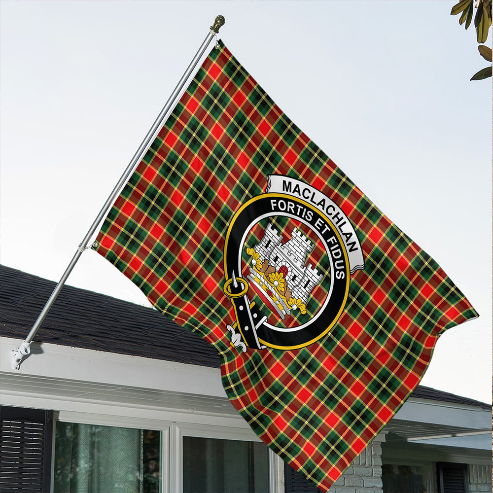 MacLachlan Hunting Modern Classic Crest House Flag