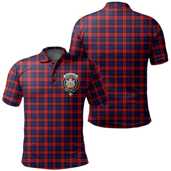 MacLachlan Modern Tartan Classic Crest Polo Shirt