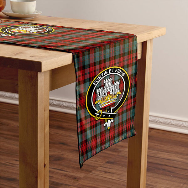 MacLachlan Weathered Clan Badge Tartan Table Runner