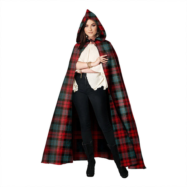 MacLachlan Weathered Clan Badge Tartan Hooded Cloak