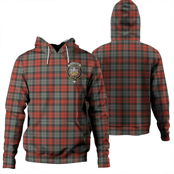 MacLachlan Weathered Tartan Classic Crest Hoodie