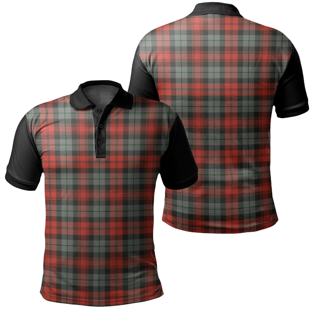 MacLachlan Weathered Tartan Classic Polo Shirt Black Neck 1 Style