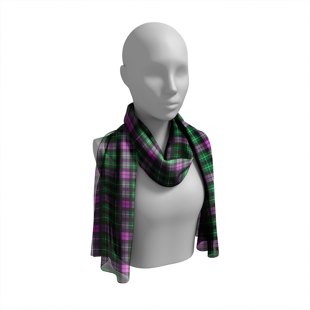 MacLaggan Ancient Tartan Classic Silk Habotai Long Scarf