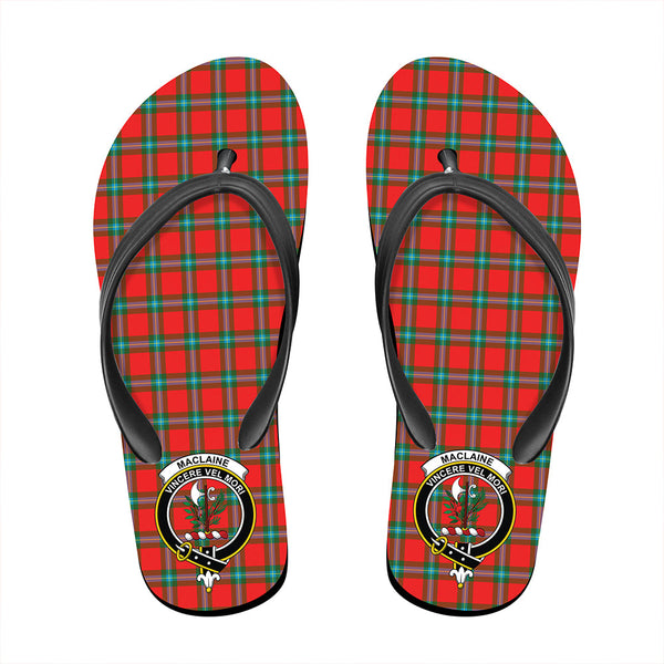 MacLaine of Loch Buie Hunting Ancient Classic Crest Flip Flop