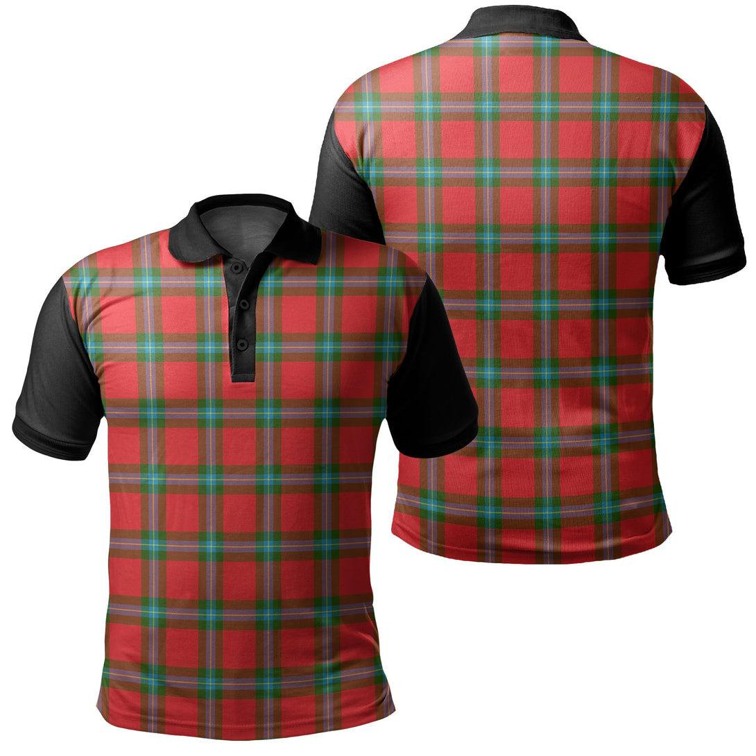 MacLaine of Loch Buie Tartan Classic Polo Shirt Black Neck 1 Style