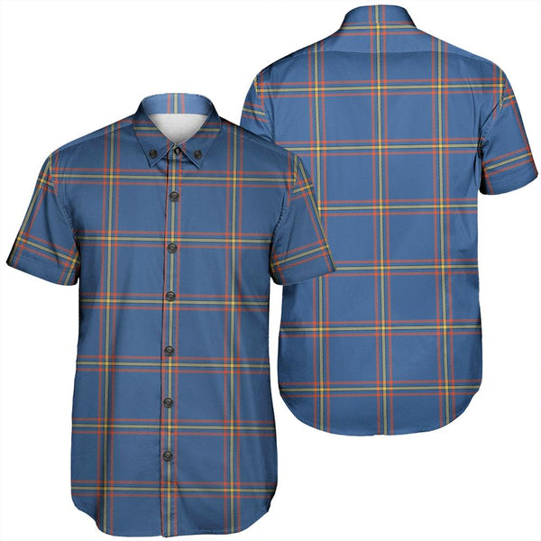 MacLaine of Loch Buie Hunting Ancient Tartan Classic Short Sleeve Shirt