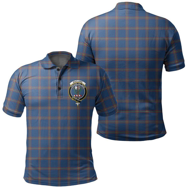 MacLaine of Loch Buie Tartan Classic Crest Polo Shirt