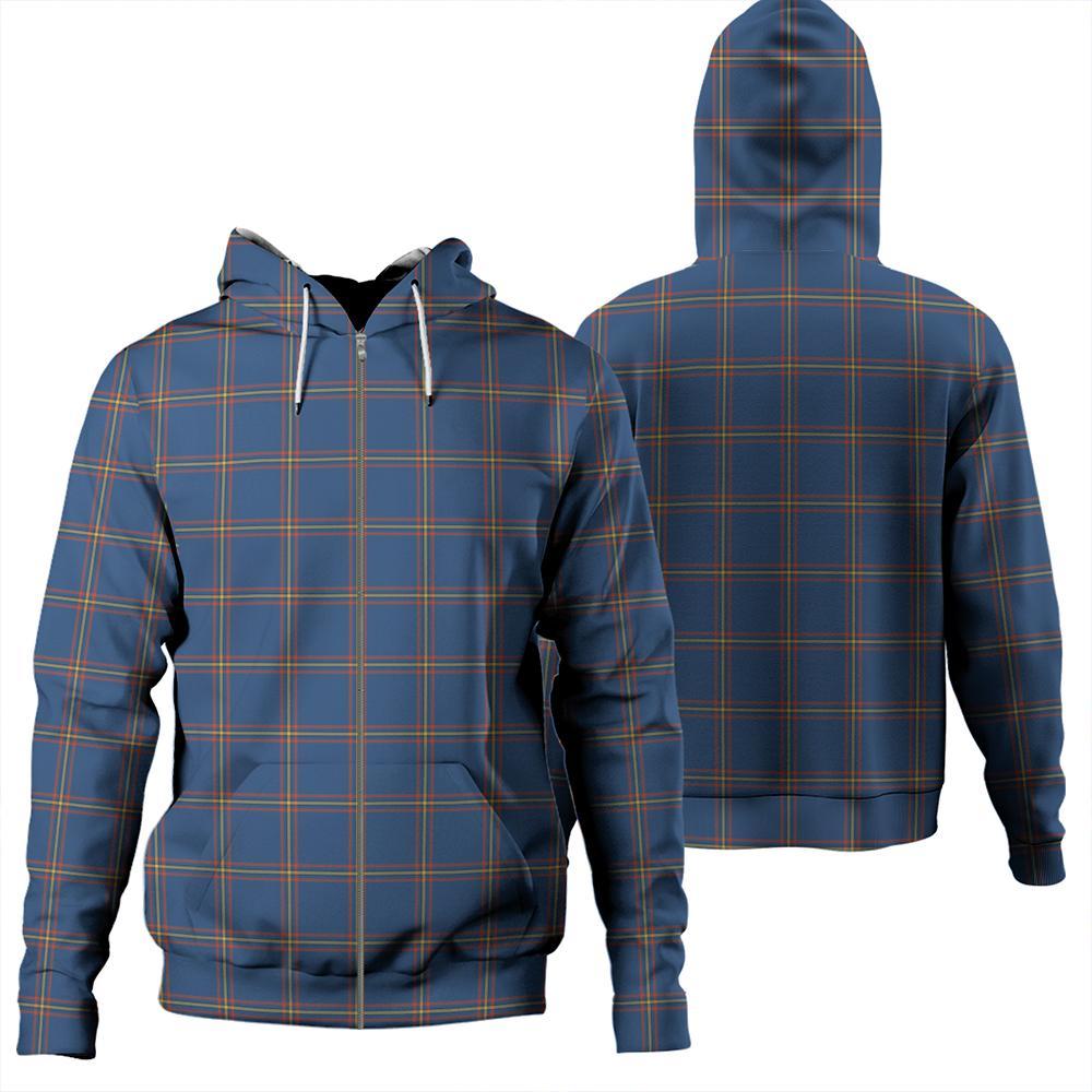 MacLaine of Loch Buie Hunting Ancient Tartan Classic Zipper Hoodie