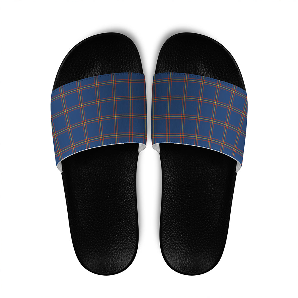 MacLaine of Loch Buie Hunting Ancient Tartan Classic Slide Sandals