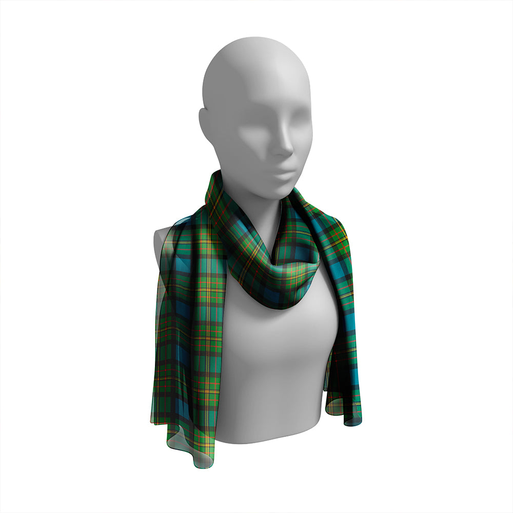 MacLaren Ancient Tartan Classic Silk Habotai Long Scarf