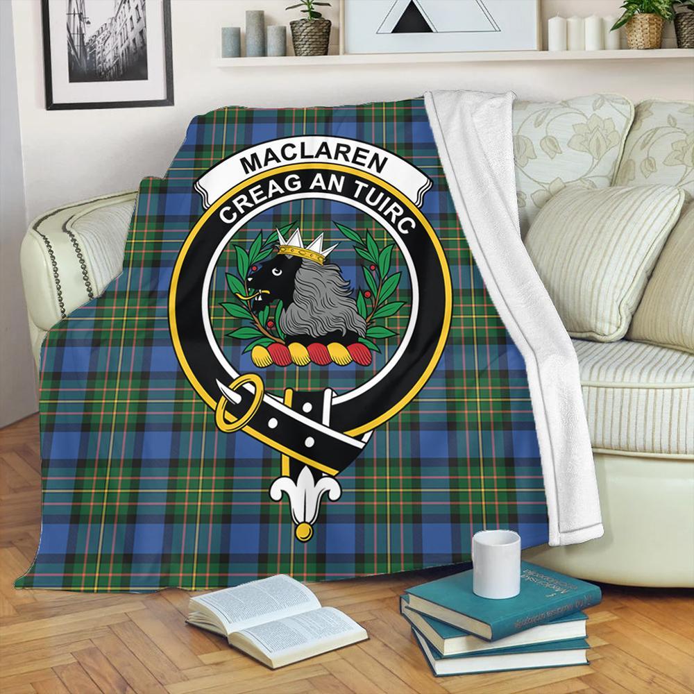 MacLaren Ancient Tartan Crest Premium Blanket