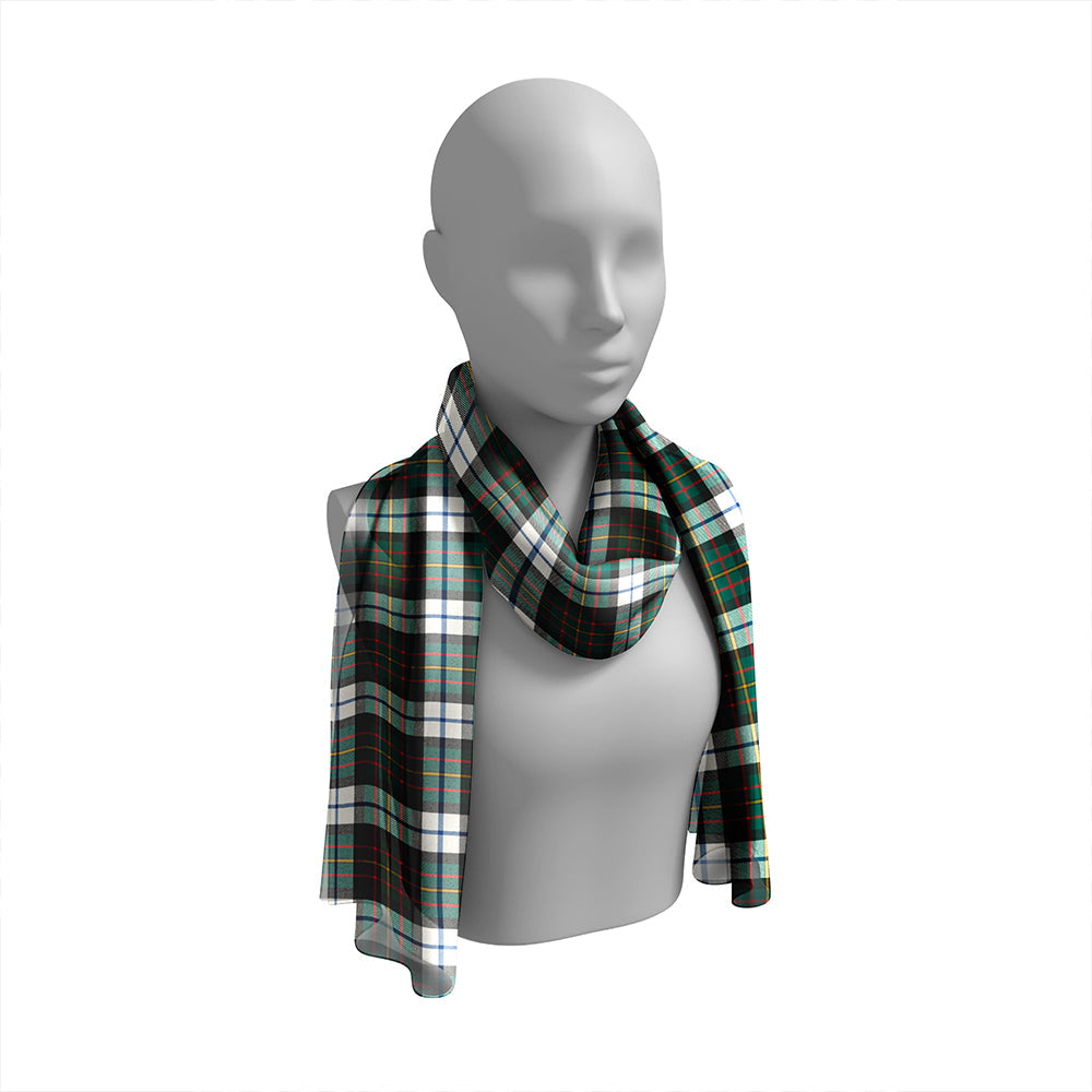 MacLaren Dress #2 Modern Tartan Classic Silk Habotai Long Scarf