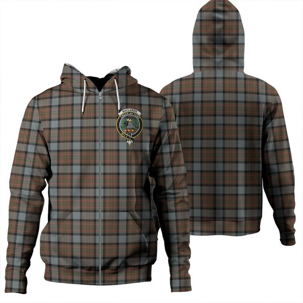 MacLaren Weathered Tartan Classic Crest Zipper Hoodie