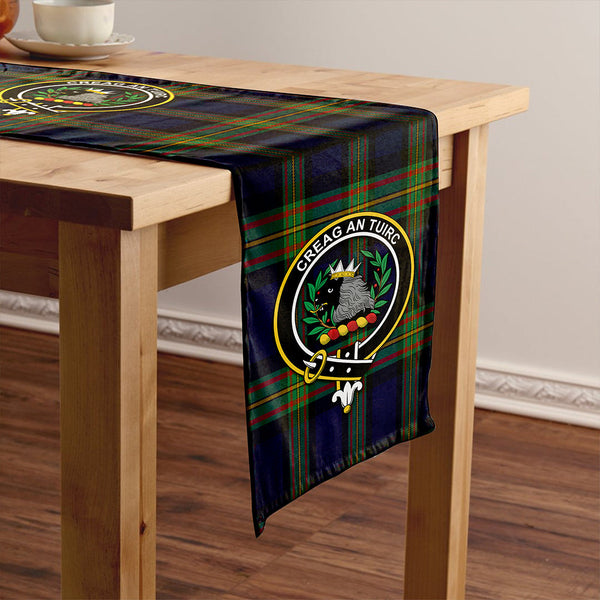 MacLaren of Broich Modern Clan Badge Tartan Table Runner