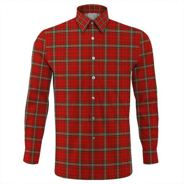 MacLay Modern Tartan Classic Long Sleeve Button Shirt