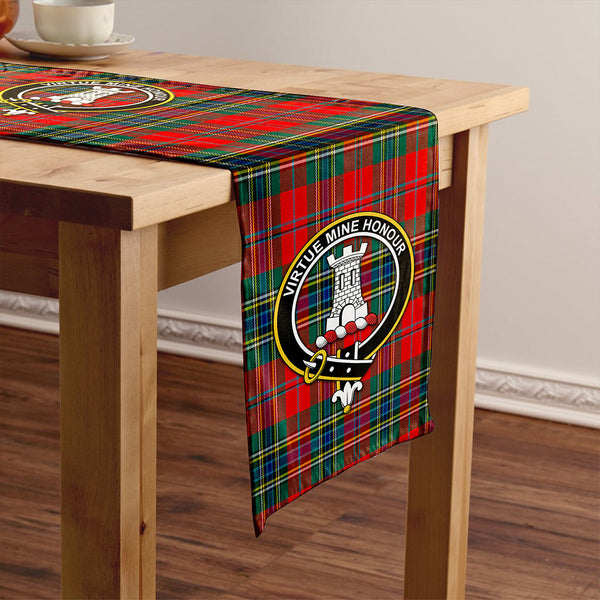 MacLean of Duart Modern Clan Badge Tartan Table Runner