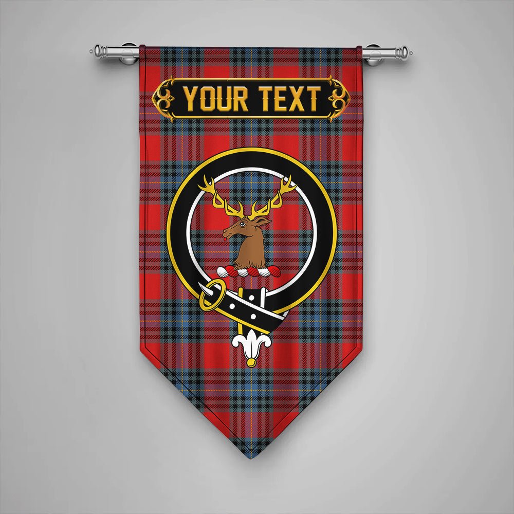 MacLeay Modern Clan Badge Tartan Gonfalon Personalize