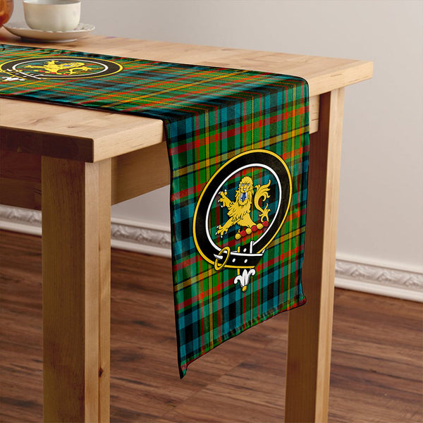 MacLeish Ancient Clan Badge Tartan Table Runner