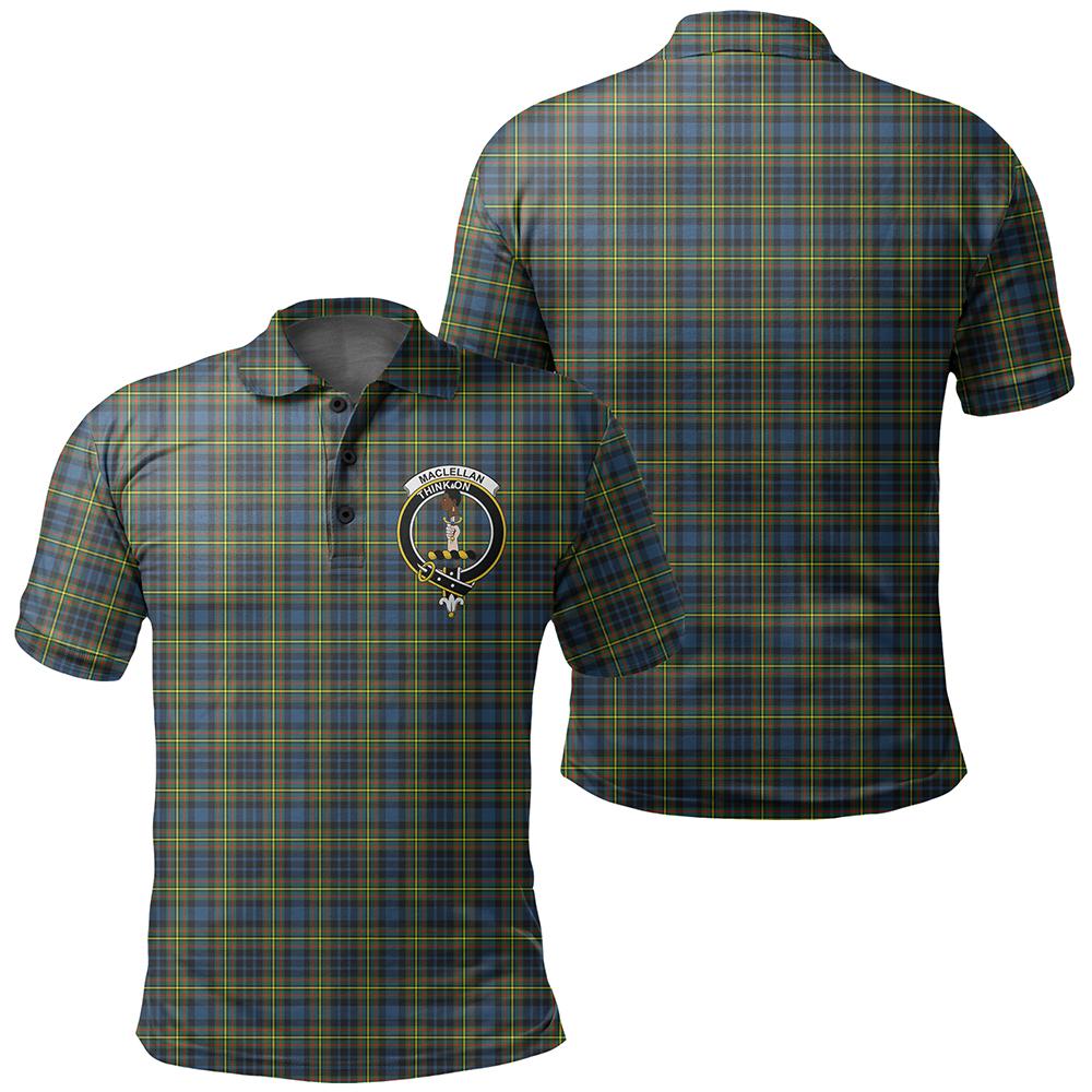 MacLellan Ancient Tartan Classic Crest Polo Shirt