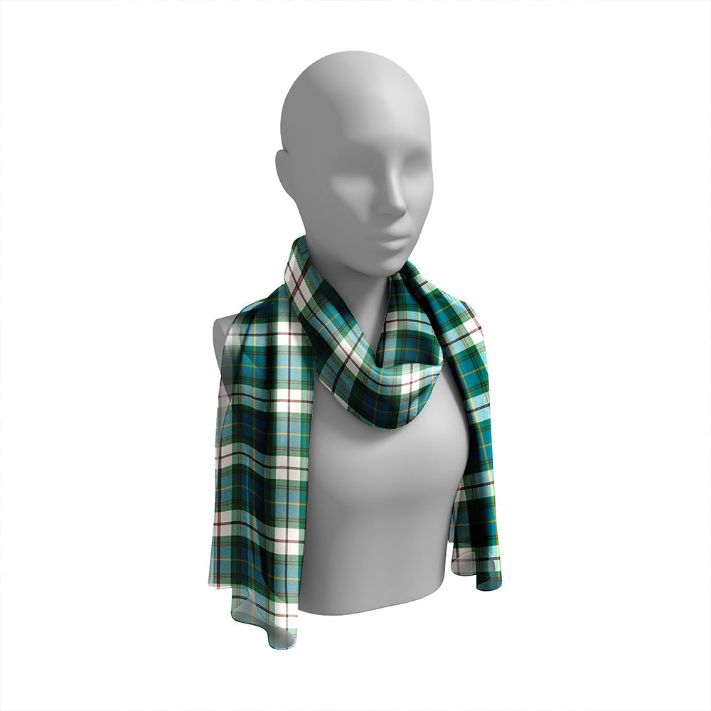 MacLeod Dress Special Ancient Tartan Classic Silk Habotai Long Scarf