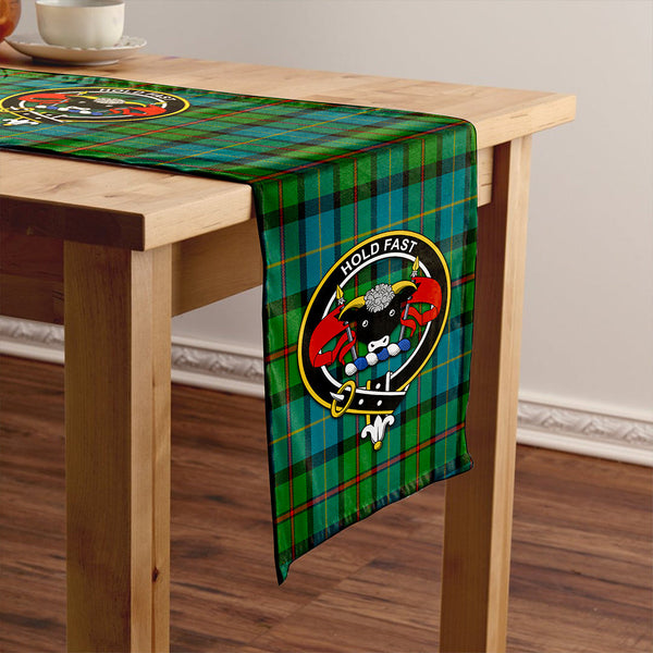 MacLeod of Assynt Ancient Clan Badge Tartan Table Runner