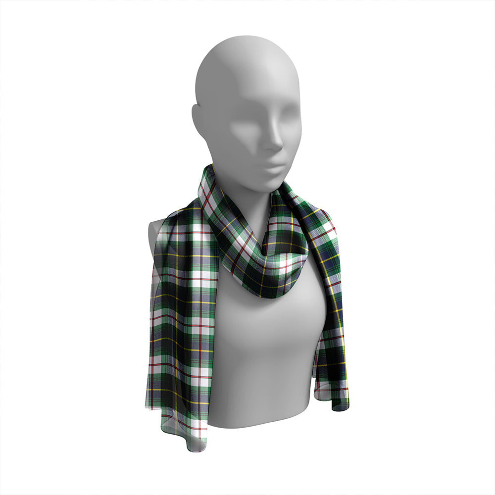 MacLeod of California Modern Tartan Classic Silk Habotai Long Scarf