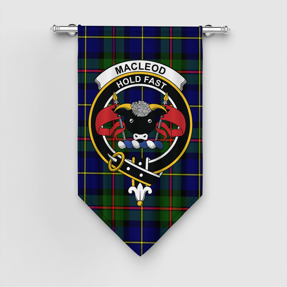 MacLeod of Harris Modern Tartan Classic Crest Gonfalon