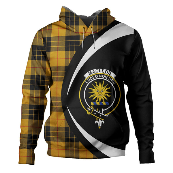 MacLeod of Lewis Ancient Clan Badge Tartan Hoodie Circle Style