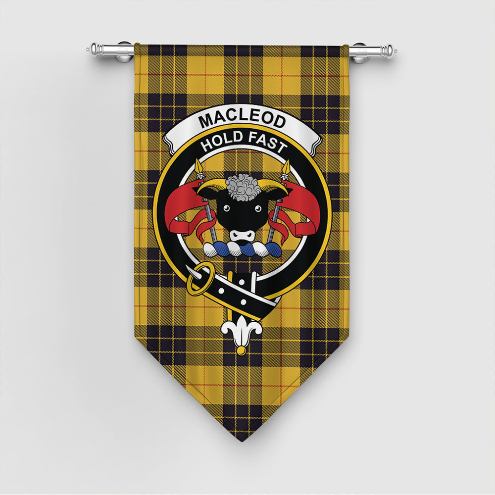 MacLeod of Lewis Ancient Tartan Classic Crest Gonfalon