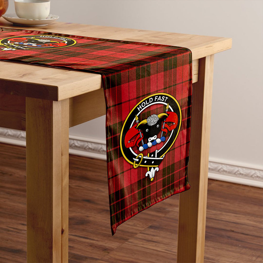 MacLeod of Raasay Weathered Clan Badge Tartan Table Runner