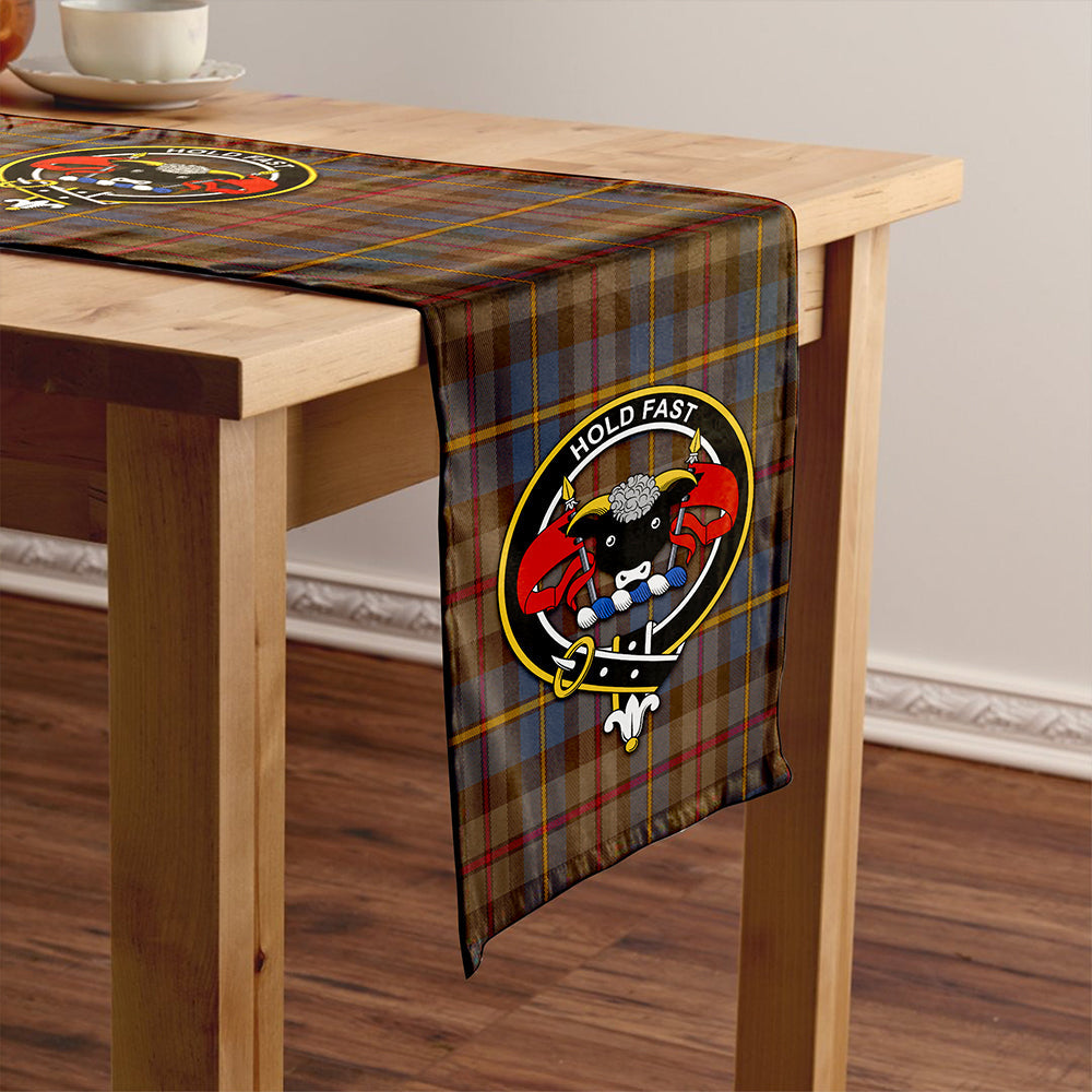 MacLeod of Skeabost Modern Clan Badge Tartan Table Runner