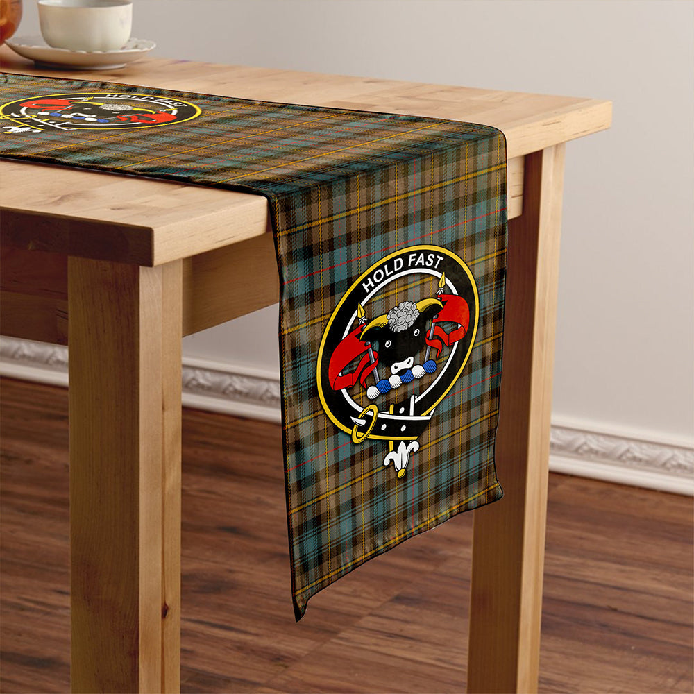 MacLeod of Skye Weathered Clan Badge Tartan Table Runner