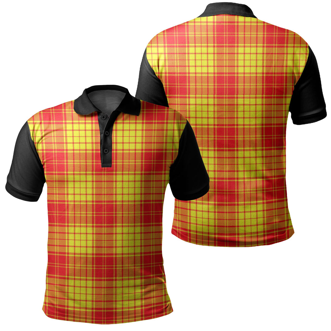 MacMillan Clan Tartan Classic Polo Shirt Black Neck 1 Style