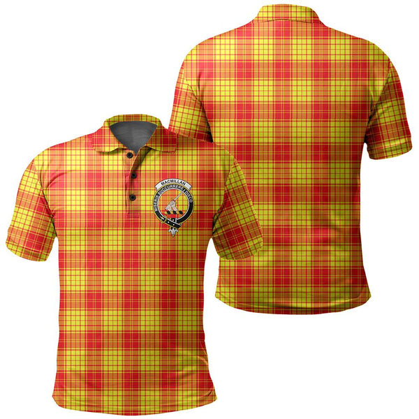 MacMillan Clan Tartan Classic Crest Polo Shirt