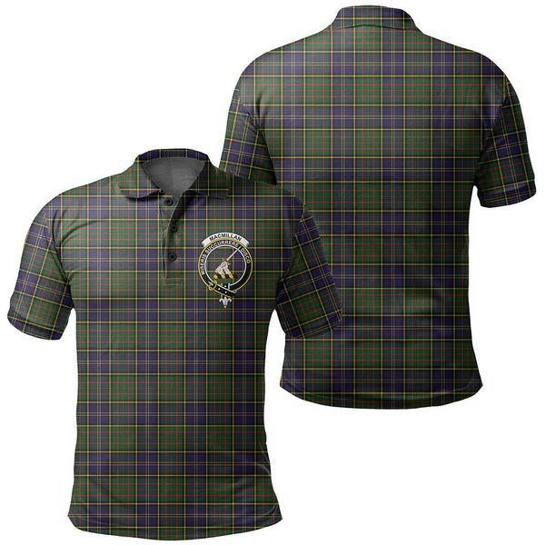 MacMillan Hunting Modern Tartan Classic Crest Polo Shirt