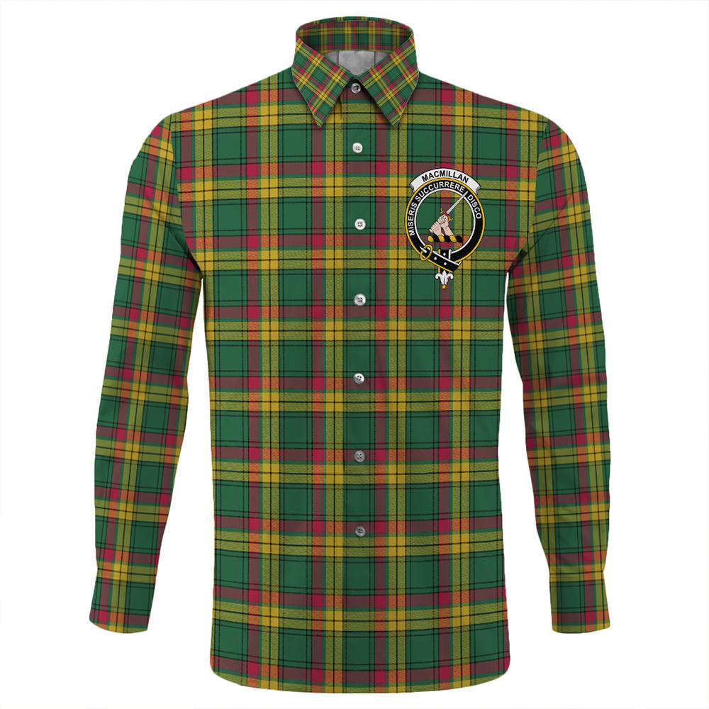 MacMillan Old Ancient Tartan Classic Crest Long Sleeve Button Shirt