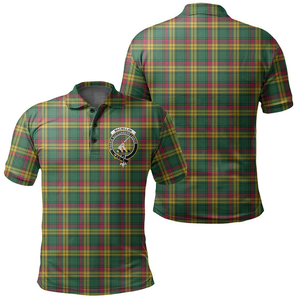 MacMillan Old Ancient Tartan Classic Crest Polo Shirt