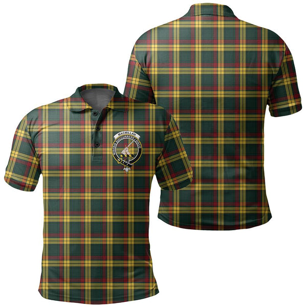 MacMillan Old Modern Tartan Classic Crest Polo Shirt