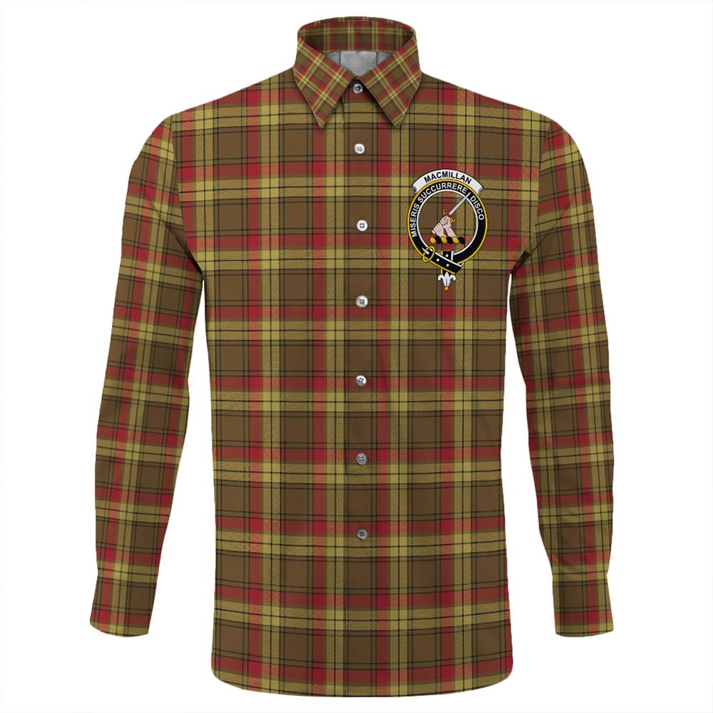 MacMillan Old Weathered Tartan Classic Crest Long Sleeve Button Shirt