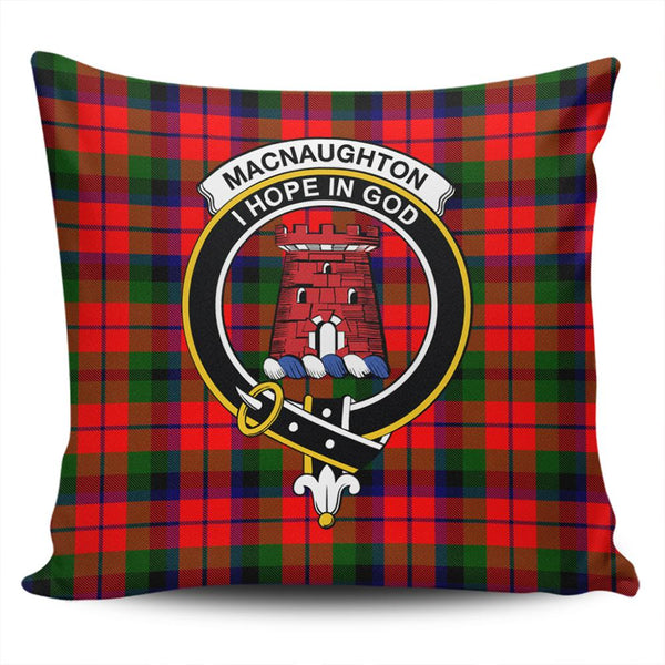 MacNaughton Modern Tartan Classic Crest Pillow Cover